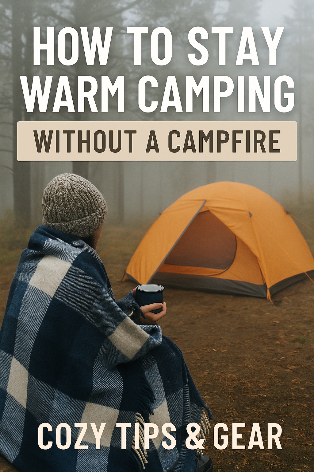 How to Stay Warm While Camping Without a Campfire